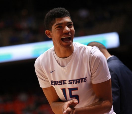 Hutchison leads Boise State past Northwest U, 85-46
