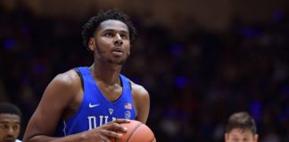 Duke C Bolden to miss 1st 2 games with lower leg injury
