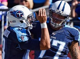 Titans left tackle Lewan ejected for contact with official