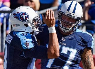 Titans left tackle Lewan ejected for contact with official