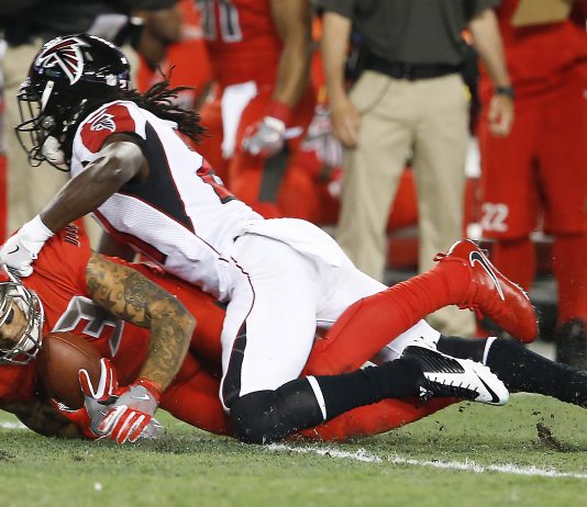 Falcons missing 3 starters for Sunday’s game at Eagles