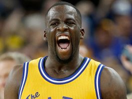 Green fouls LeBron, appears to mock him for flopping