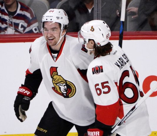 Senators rally to win 4-3 at Canadiens