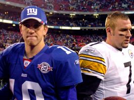 Draft classmates Manning & Roethlisberger meet again
