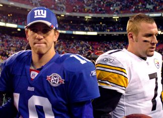 Draft classmates Manning & Roethlisberger meet again