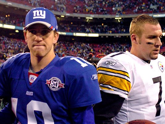 Draft classmates Manning & Roethlisberger meet again