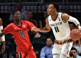 Brown’s triple double leads Miami to 82-46 win over SC St.