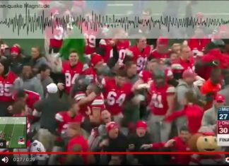 Quake scale: Ohio St win vs Michigan rocked stadium the most
