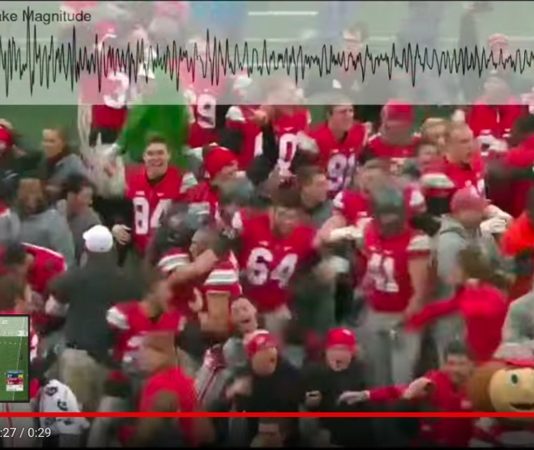 Quake scale: Ohio St win vs Michigan rocked stadium the most