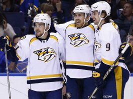 Arvidsson, Wilson inactive for Predators