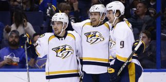 Arvidsson, Wilson inactive for Predators