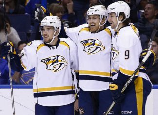 Arvidsson, Wilson inactive for Predators