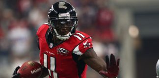 Falcons WR Julio Jones misses practice with toe injury