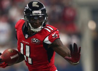 Falcons WR Julio Jones misses practice with toe injury