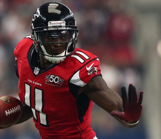 Falcons WR Julio Jones misses practice with toe injury