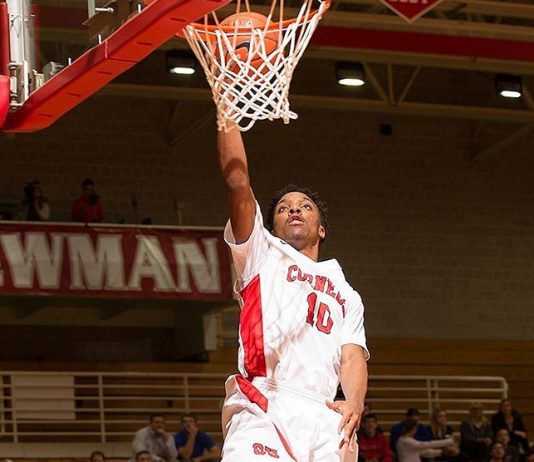 Cornell cruises by NAIA’s Fisher College 100-72 for 4th win