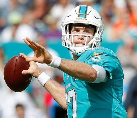 Dolphins QB Tannehill sits out drills; unlikely vs Steelers