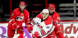 Aho scores 2, including 0T winner, as Hurricanes beat Bruins