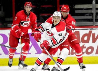 Aho scores 2, including 0T winner, as Hurricanes beat Bruins