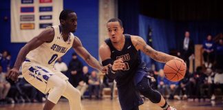 Fairleigh Dickinson withstands Bryant rally in 87-84 win