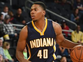 The Latest: Robinson wins dunk contest, caps Saturday events