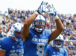 Jalen Robinette both a cadet and NFL hopeful