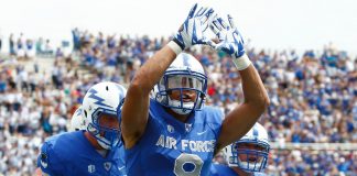 Jalen Robinette both a cadet and NFL hopeful