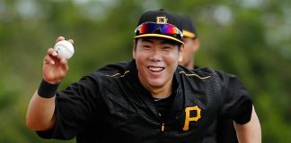 Pirates’ Kang attends trial over drink driving charges