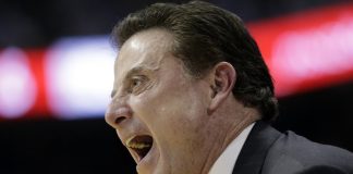 UNC: fan ejected after exchange with Louisville’s Pitino
