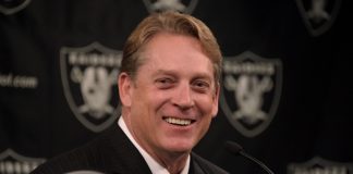 The Latest: Raiders coach a happier guy with new contract