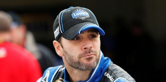Jimmie Johnson to start from back after crashing at Fontana