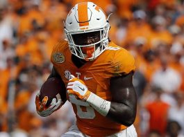 The Latest: Prospects face drills, grills at combine