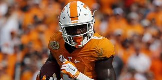 The Latest: Prospects face drills, grills at combine