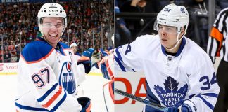 Gretzky buzzing over McDavid, Matthews’ NHL playoff debuts