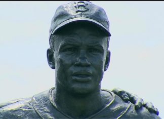LEADING OFF: Dodgers to unveil Jackie Robinson statue