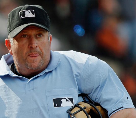 Umpire Dale Scott sustains concussion on Trumbo foul tip