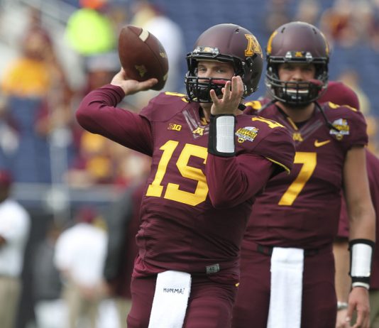 Rhoda named full-time QB, Croft disciplined for Minnesota