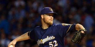 Brewers’ Nelson leaves start against Cubs with sore arm