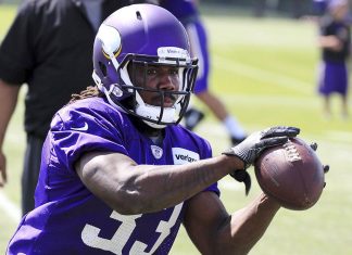 Cook upstages Peterson as Vikings turn the page at RB