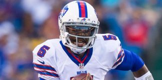 Bills’ Tyrod Taylor has concussion, uncertain for opener