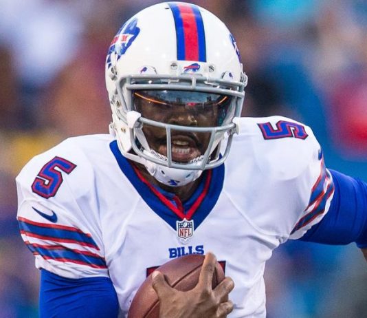 Bills’ Tyrod Taylor has concussion, uncertain for opener