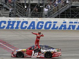 The Latest: Kyle Busch wins Cup Series race at Chicagoland