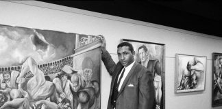 Exhibit features Ernie Barnes, football player turned artist