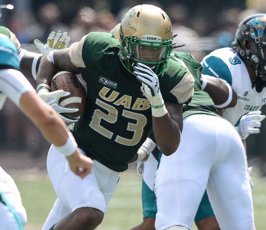 UAB vs. COASTAL CAROLINA 9/8/2018 Free Pick & CFB Betting Prediction