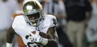 No. 12 Notre Dame loses DB Crawford for season with injury