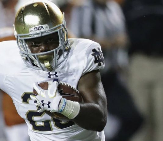 No. 12 Notre Dame loses DB Crawford for season with injury