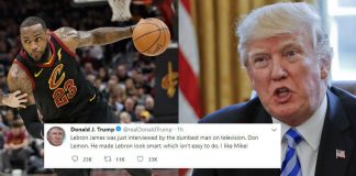 Trump rips LeBron, tweets “I like Mike”