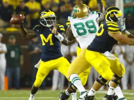 MICHIGAN vs. NOTRE DAME 9/1/2018 Free Pick & CFB Betting Prediction