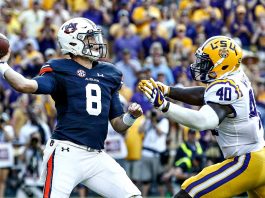 LSU vs. AUBURN 9/15/2018 Free Pick & CFB Betting Prediction