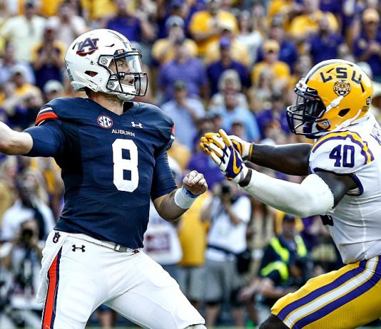 LSU vs. AUBURN 9/15/2018 Free Pick & CFB Betting Prediction
